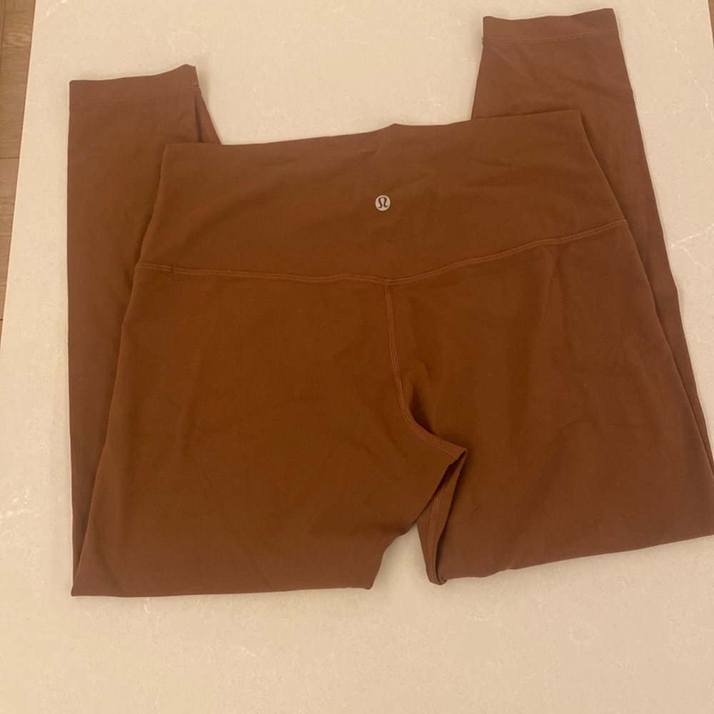 Lululemon Size 12 Brown 25 Align Leggings